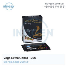 Віагра VEGA EXTRA COBRA-200 ORAL JELLY купити ціна відгуки інструкції