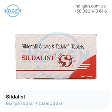 Віагра Сіаліс SILDALIST купити ціна відгуки інструкції
