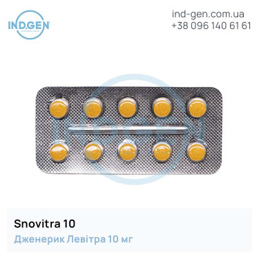 Левітра SNOVITRA 10 купити ціна відгуки інструкції