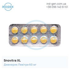 Левітра SNOVITRA XL 60 купити ціна відгуки інструкції