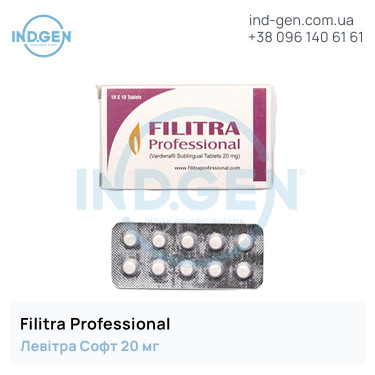 Левітра FILITRA PROFESSIONAL купити ціна відгуки інструкції