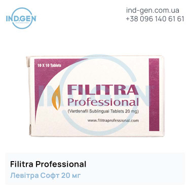 Левітра FILITRA PROFESSIONAL купити ціна відгуки інструкції