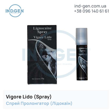 Лідокаїн VIGORA LIDO SPRAY (Спрей) купити ціна відгуки інструкції