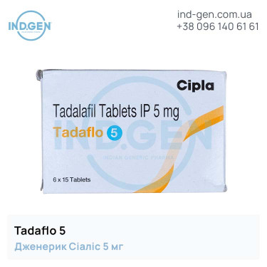 Сіаліс TADAFLO 5 купити ціна відгуки інструкції