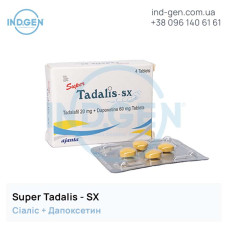 Сіаліс SUPER TADALIS SX купити ціна відгуки інструкції