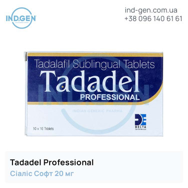 Сіаліс TADADEL PROFESSIONAL купити ціна відгуки інструкції