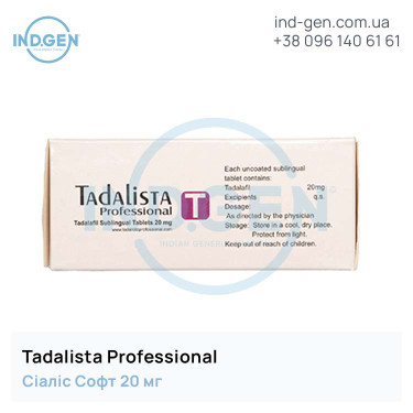 Сіаліс TADALISTA PROFESSIONAL купити ціна відгуки інструкції