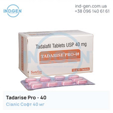 Сіаліс TADARISE PRO-40 купити ціна відгуки інструкції